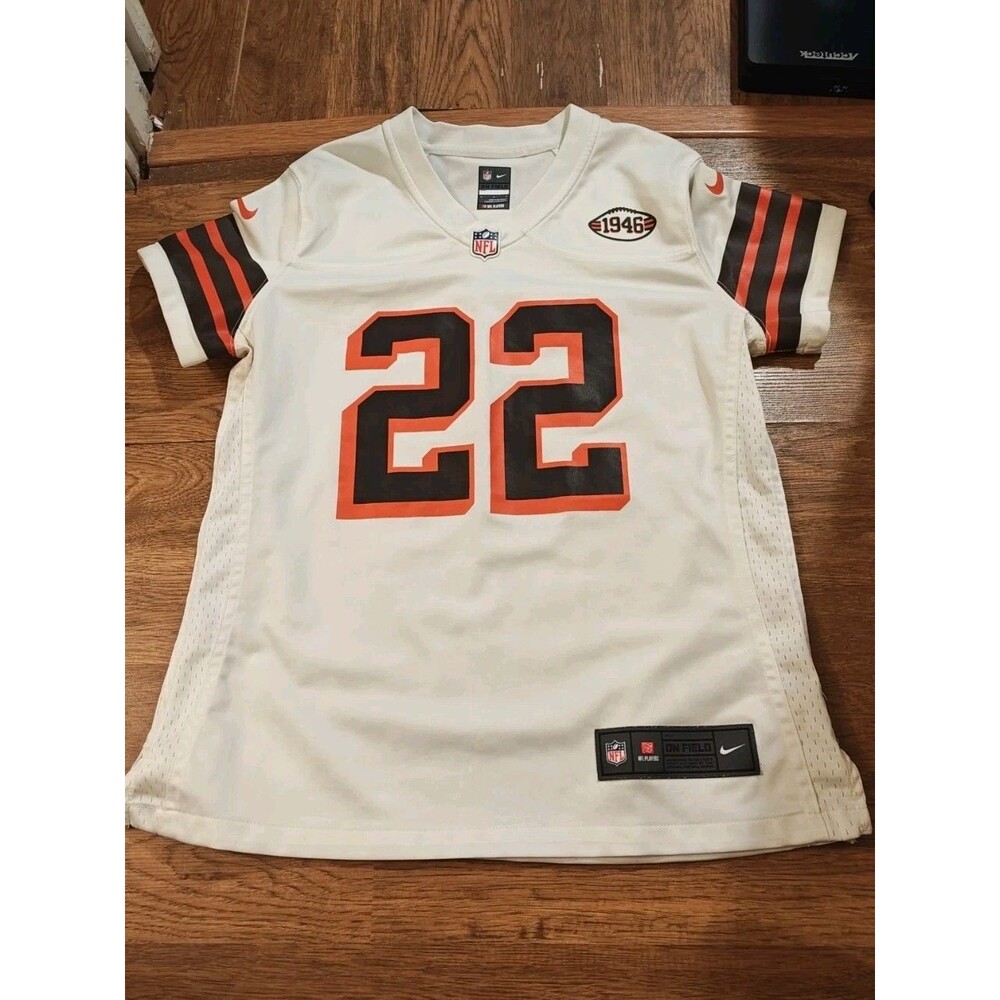 Cleveland Browns Grant Delpit #22 Nike 1946 Collection Jersey NFL Women's M